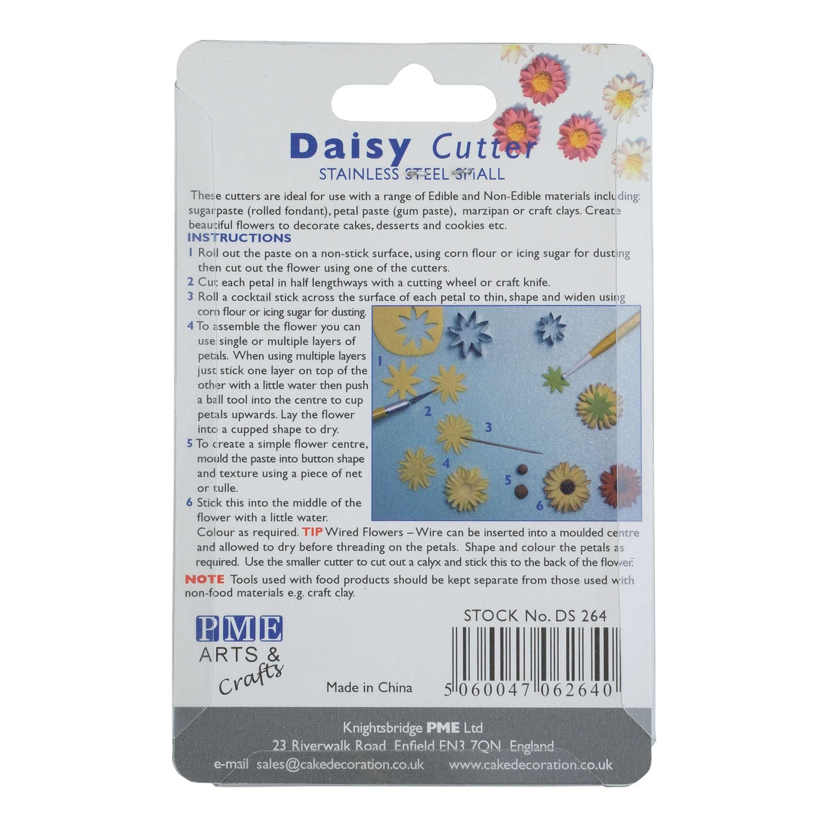 Small Daisy Fondant Cutters Set Of 2