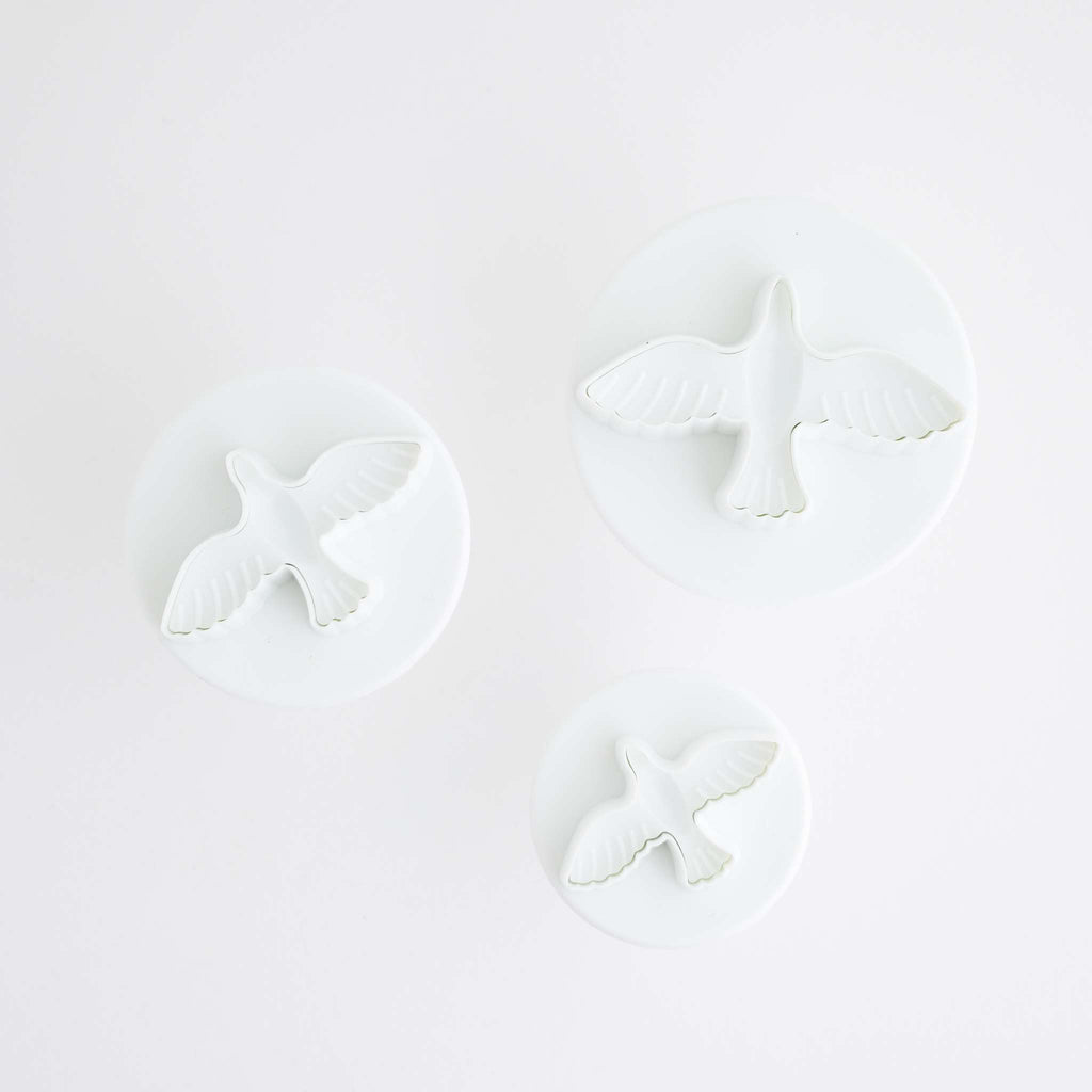 Novelty Plunger Cutter - Tauben-Set mit S/M/L (3 Stück)