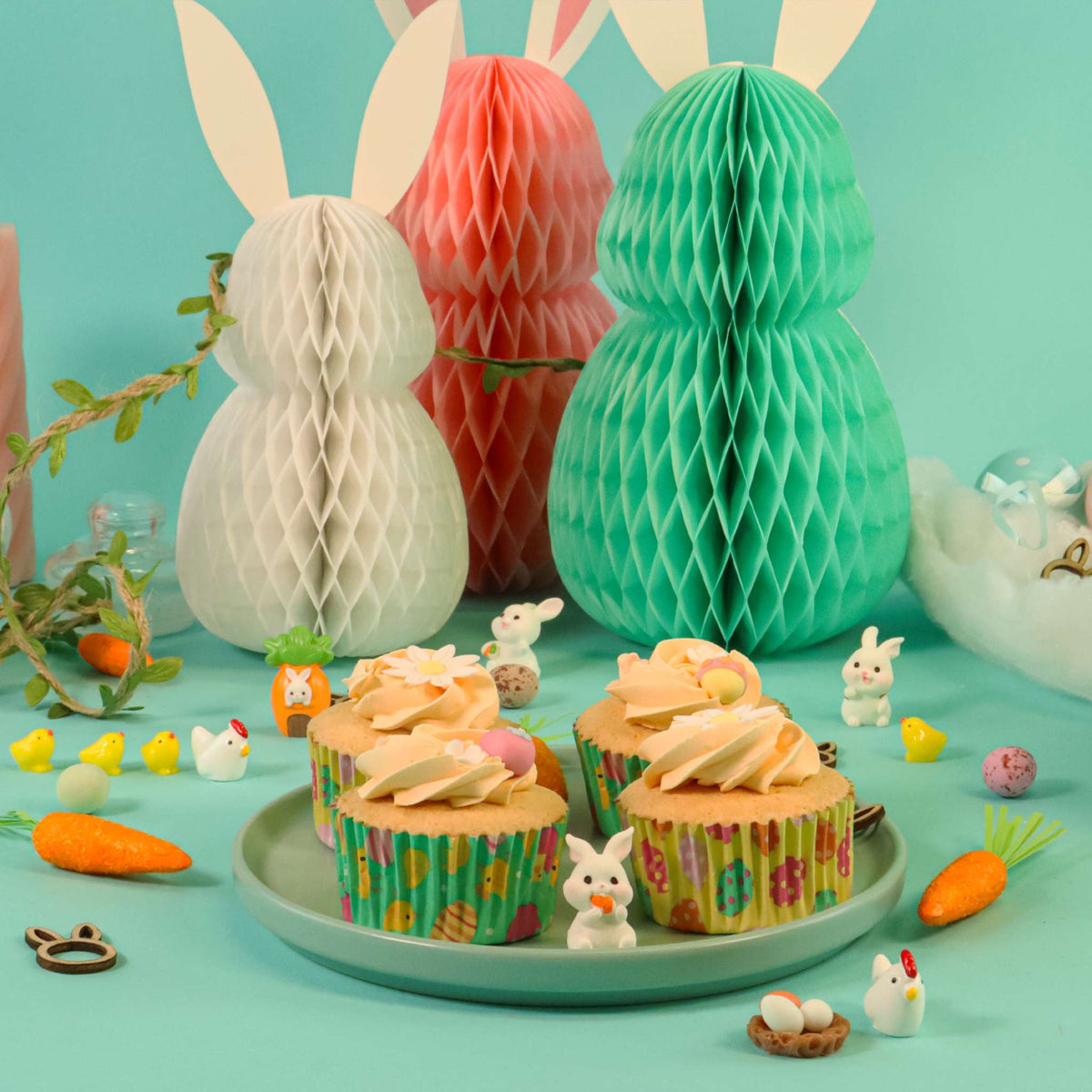 Easter Chicks Foil Lined Cupcake Cases Pk/60
