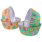 Easter Chicks Foil Lined Cupcake Cases Pk/60