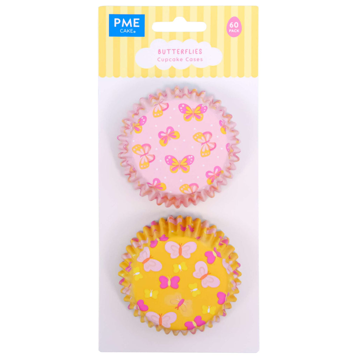 Pâques Caissettes à cupcakes en Aluminium - Papillons (Set de 60)