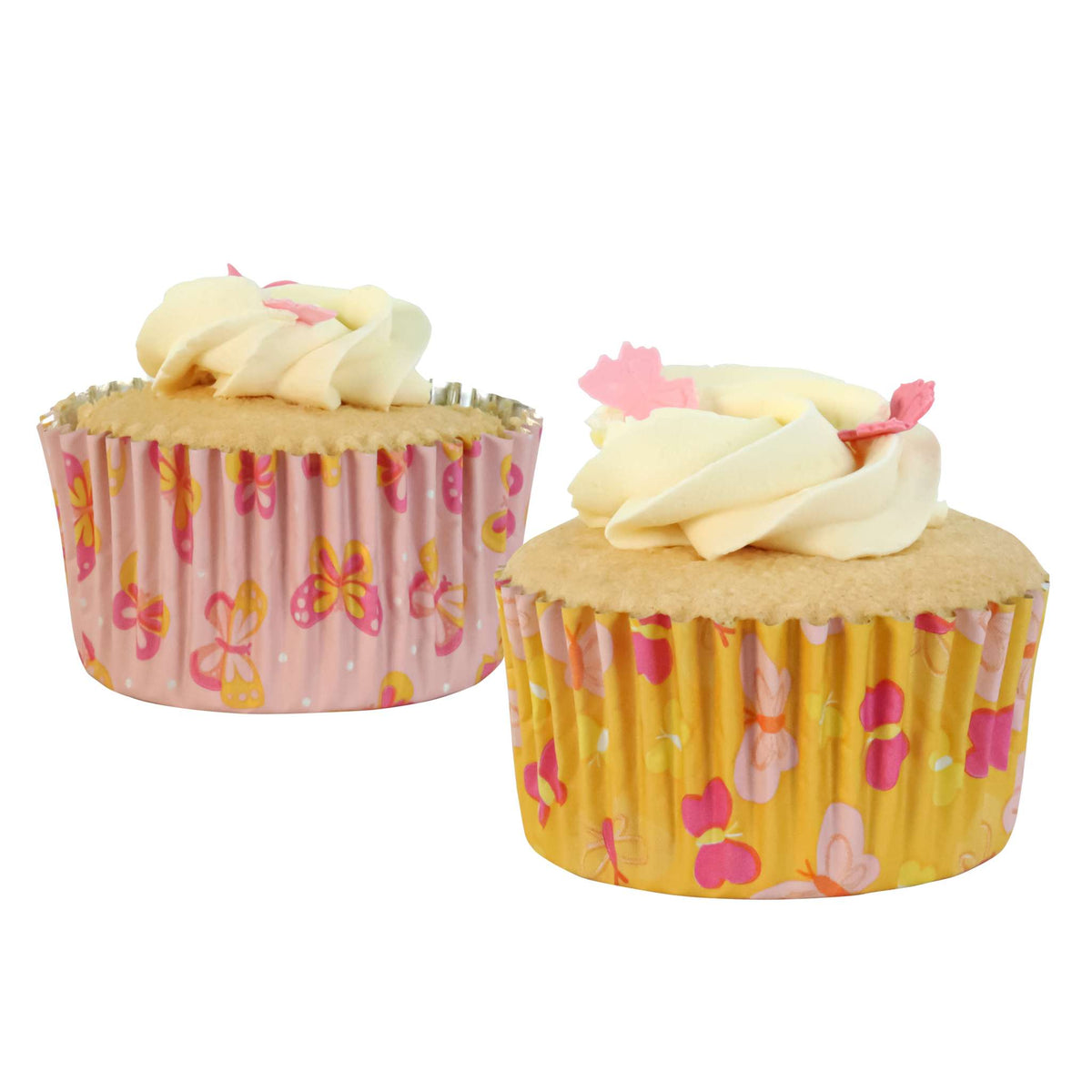 Pâques Caissettes à cupcakes en Aluminium - Papillons (Set de 60)