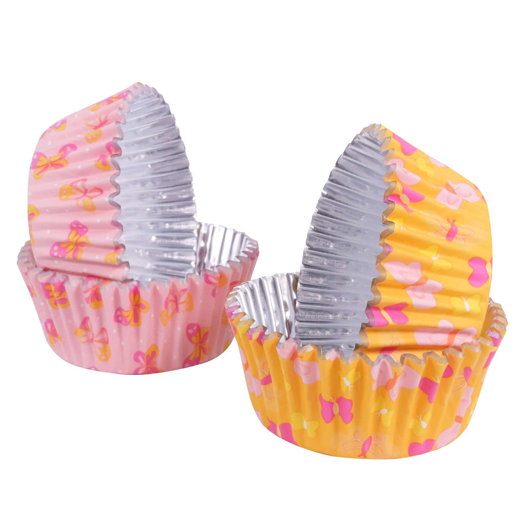 Butterflies Foil Lined Cupcake Cases Pk/60