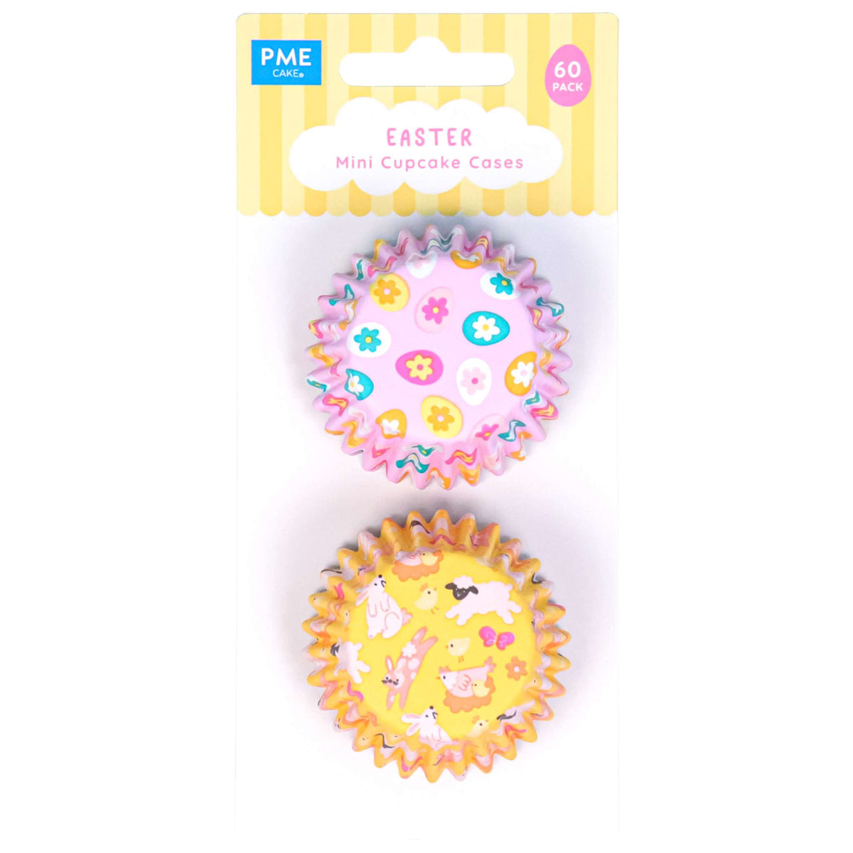 Pâques Caissettes à cupcakes en Aluminium - Taille Mini (Set de 60)