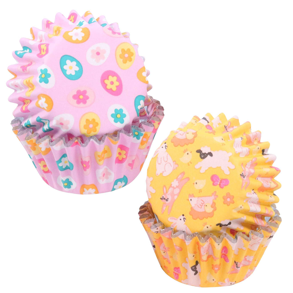 Pascua Cápsulas para Cupcakes forradas de Aluminio - Tamaño Mini (Set de 60)