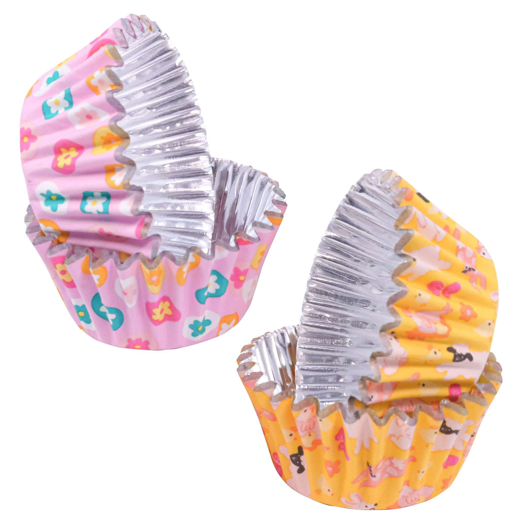 Pascua Cápsulas para Cupcakes forradas de Aluminio - Tamaño Mini (Set de 60)