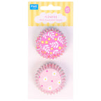 Flowers Mini Foil Lined Cupcake Cases Pk/60