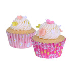 Flowers Mini Foil Lined Cupcake Cases Pk/60