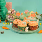 Oster Bakförmchen & Cupcake Dekorationensset - Ostereier (24er-Set)