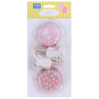 Pascua Set de 24 Cápsulas para cupcakes y Toppers - Conejitos