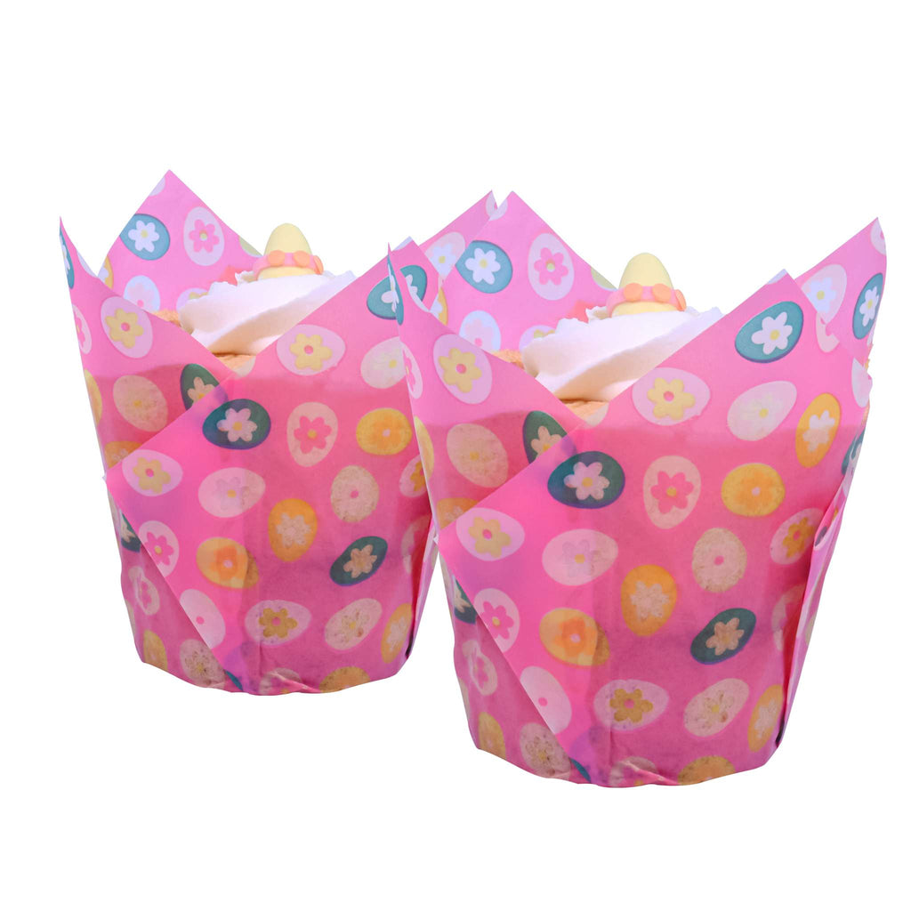 Oster Tulpen-Muffinförmchen - Ostereier (24 Stück)