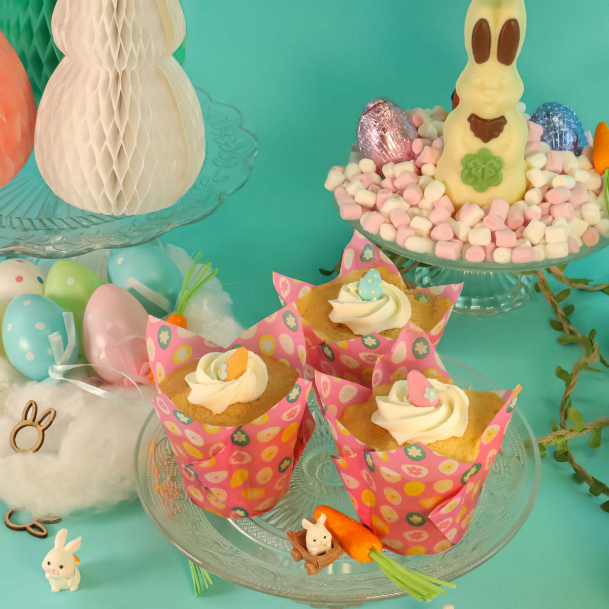 Easter Eggs Tulip Muffin Cases Pk/24