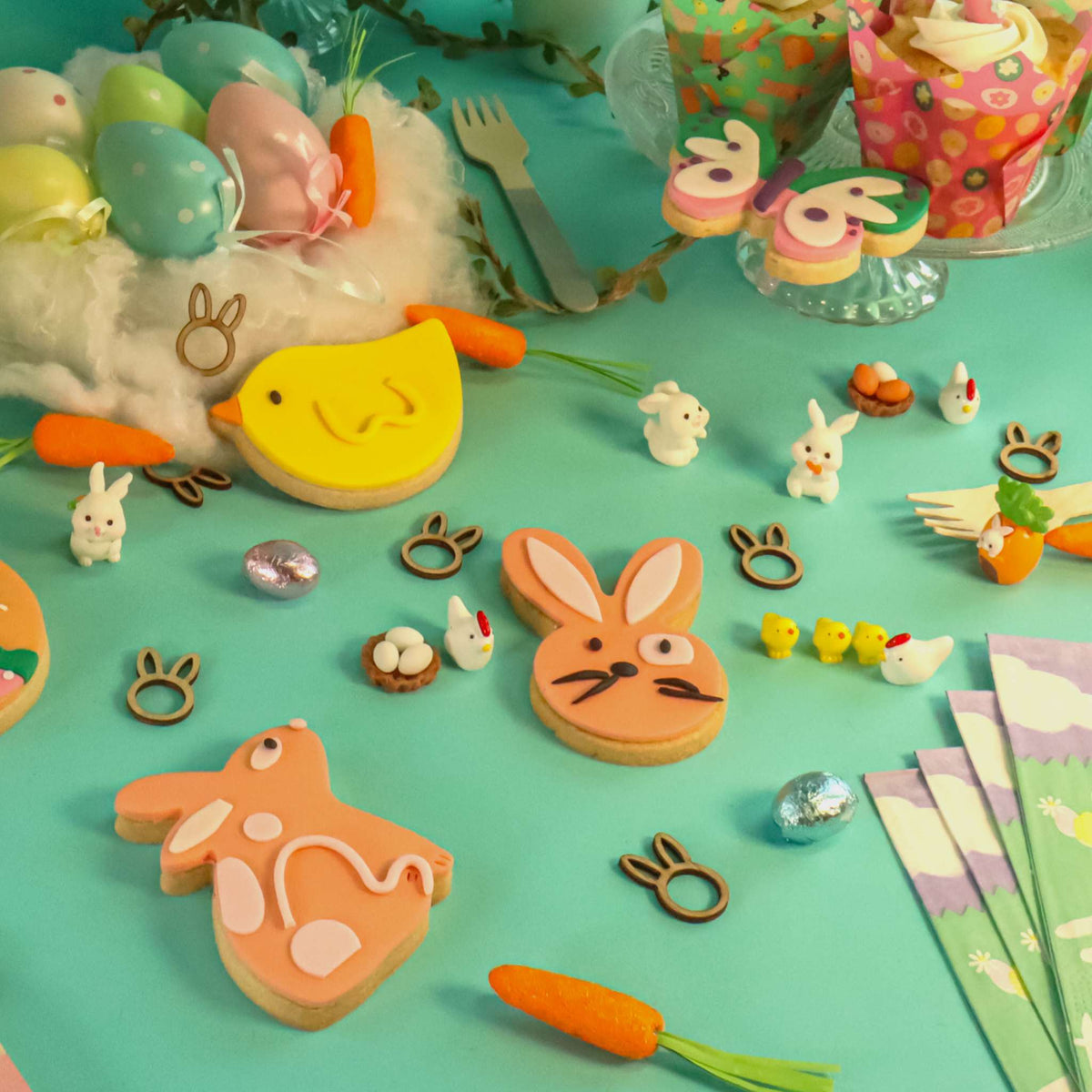 Pâques Découpoir à biscuits - Lapins (Set de 2)