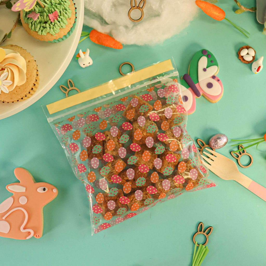 Easter Eggs Resealable Treat Bags Pk/20