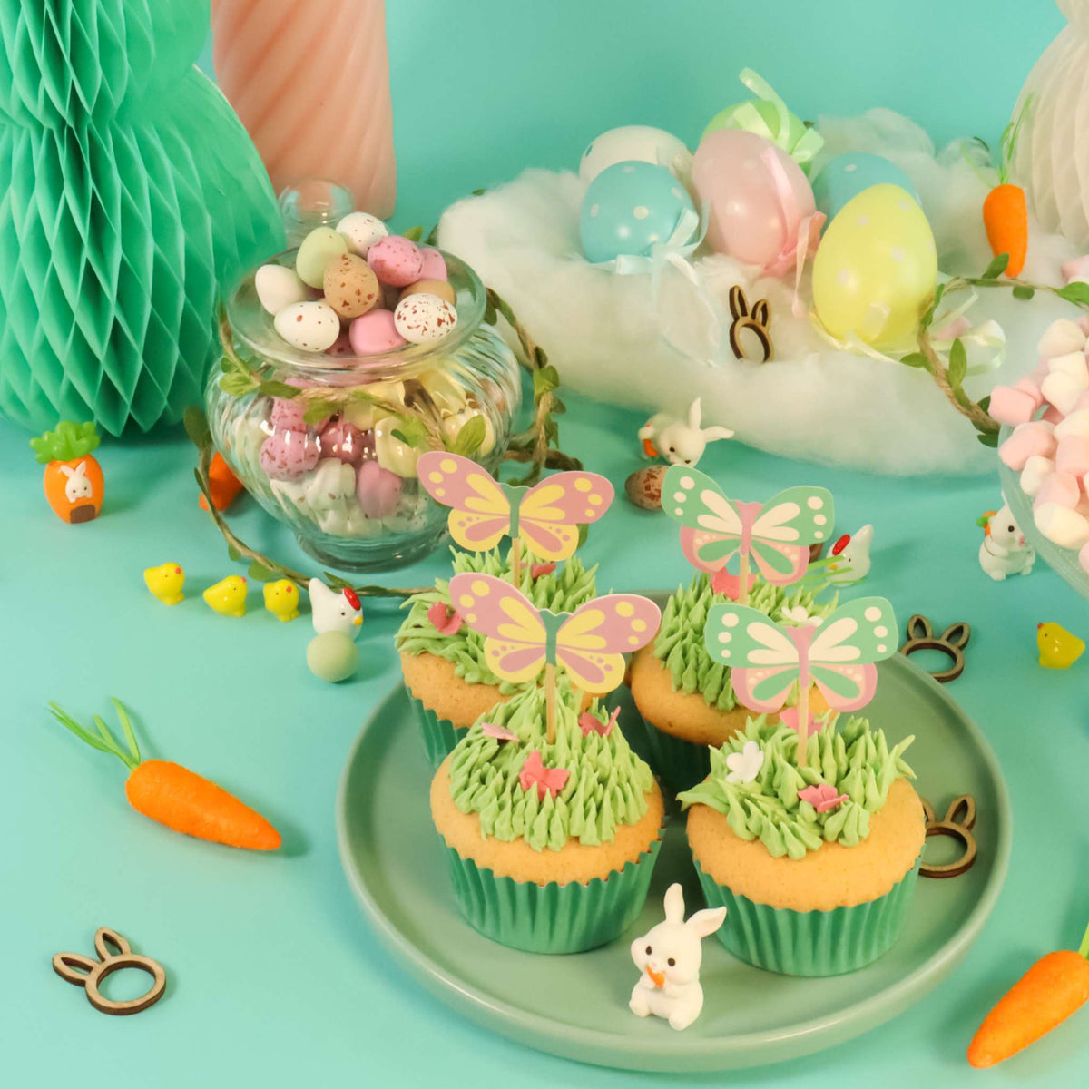 Butterflies Cupcake Toppers Pk/24