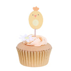 Easter Chicks Cupcake Toppers Pk/24