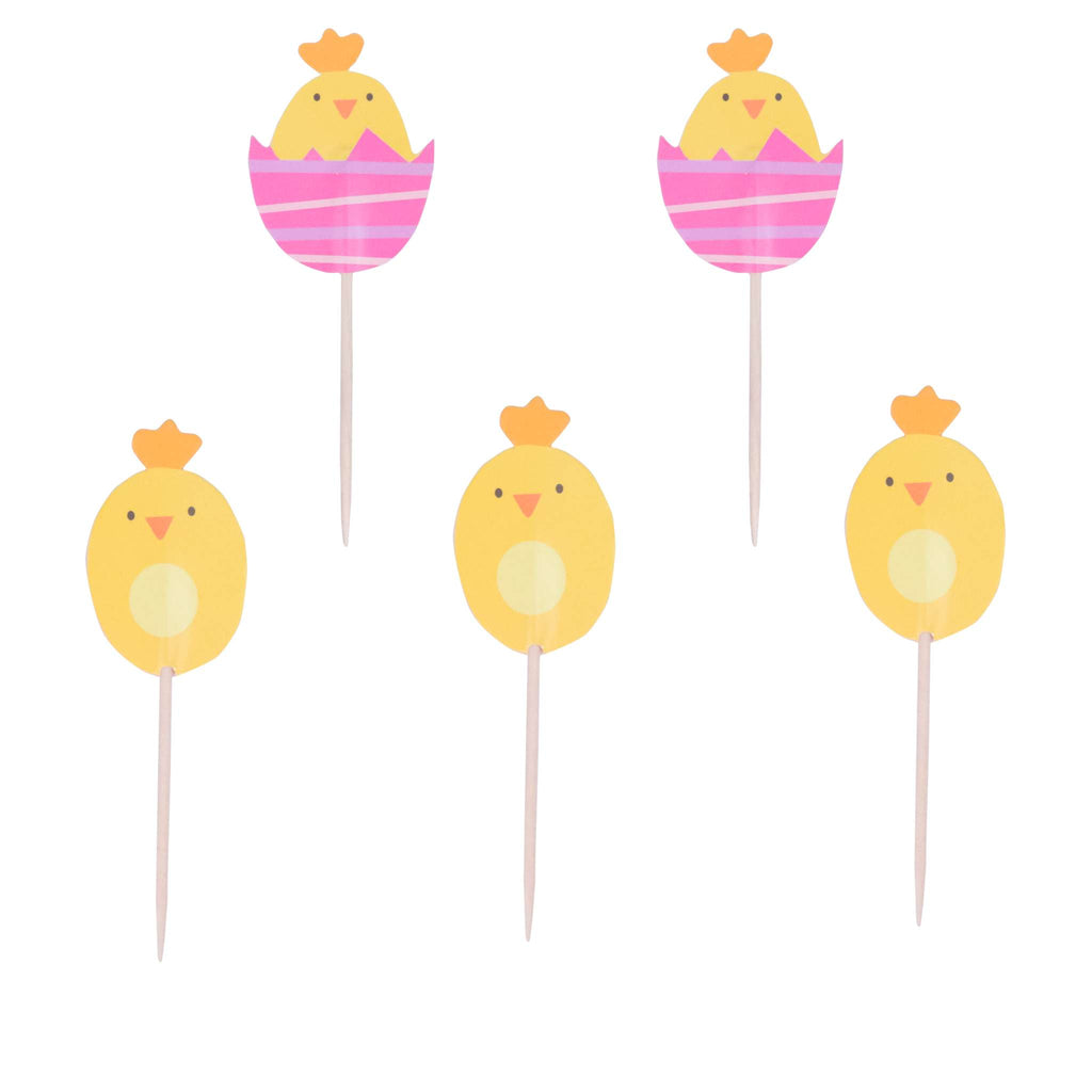 Easter Chicks Cupcake Toppers Pk/24