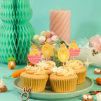 Easter Chicks Cupcake Toppers Pk/24
