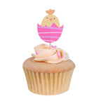 Easter Chicks Cupcake Toppers Pk/24