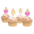 Easter Chicks Cupcake Toppers Pk/24