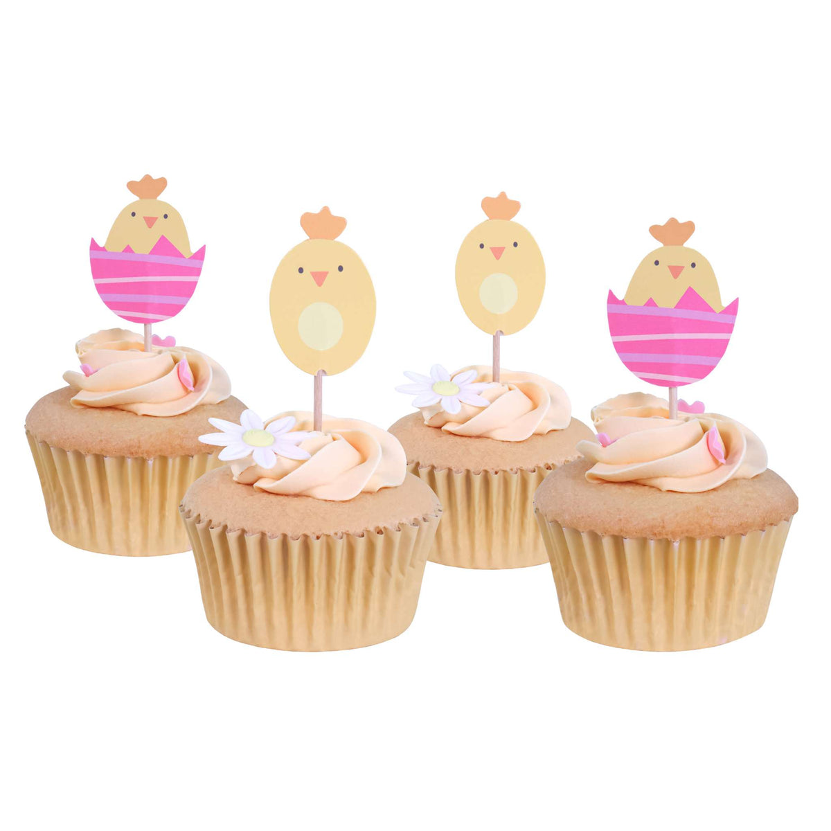 Easter Chicks Cupcake Toppers Pk/24