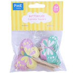 Ostern Kuchendeko Topper - Schmetterlinge (24 Stück)