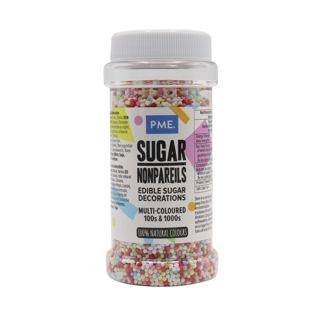 Multi-Farbige Non-Pareils/100s n 1000s (80g / 2.82oz)