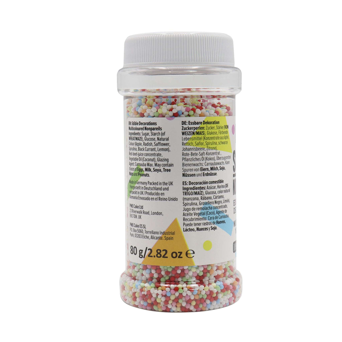 Multi-Farbige Non-Pareils/100s n 1000s (80g / 2.82oz)