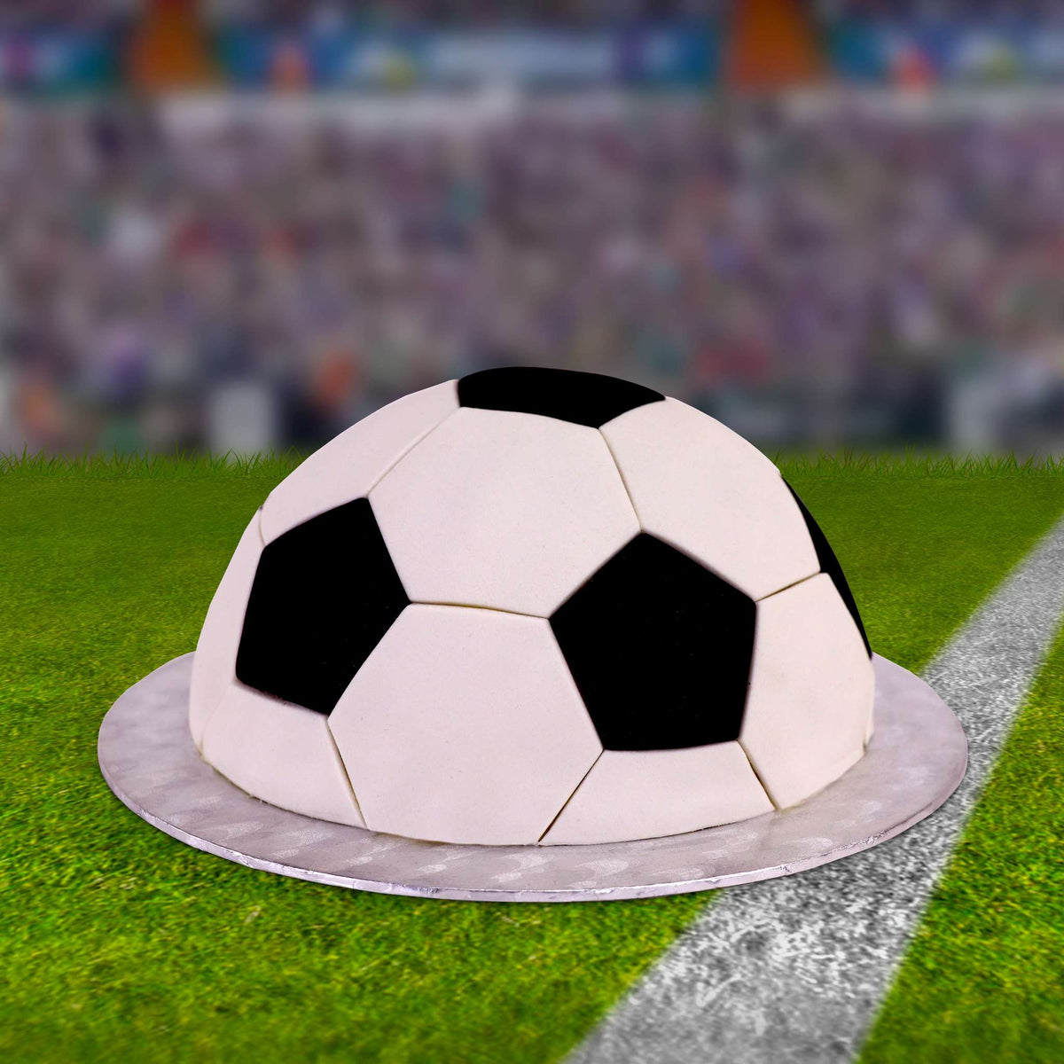 Football/Soccer Pattern Fondant Cutters Set Of 4