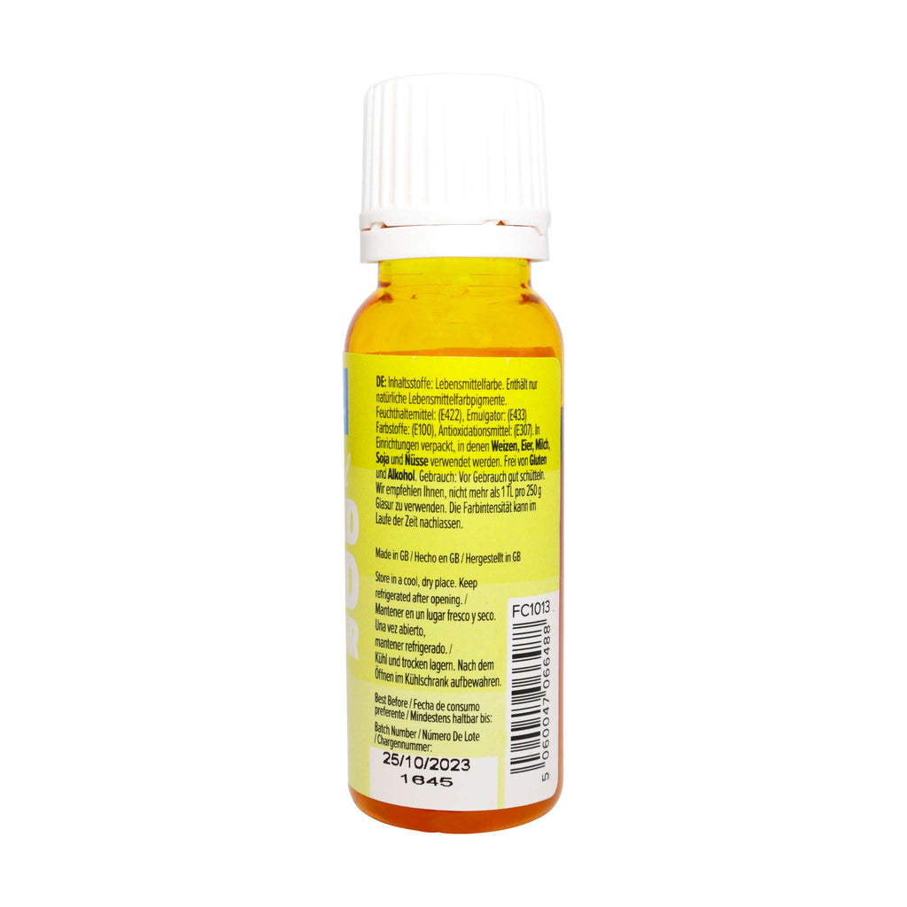 100% Naturel Colorant Alimentaire Liquides - Jaune (25ml)