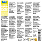 100% Naturel Colorant Alimentaire Liquides - Jaune (25ml)