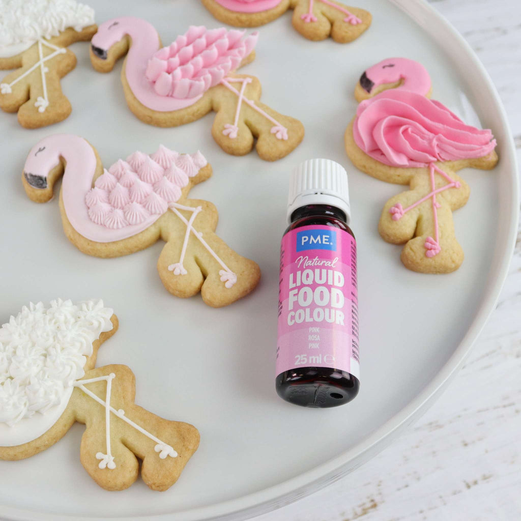 100% Naturel Colorant Alimentaire Liquides - Pink (25ml)