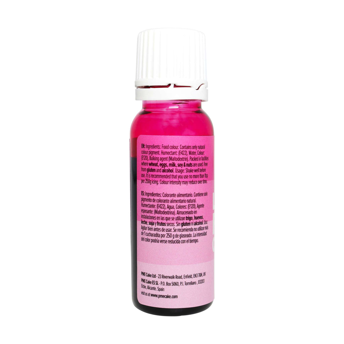 100% Naturel Colorant Alimentaire Liquides - Pink (25ml)