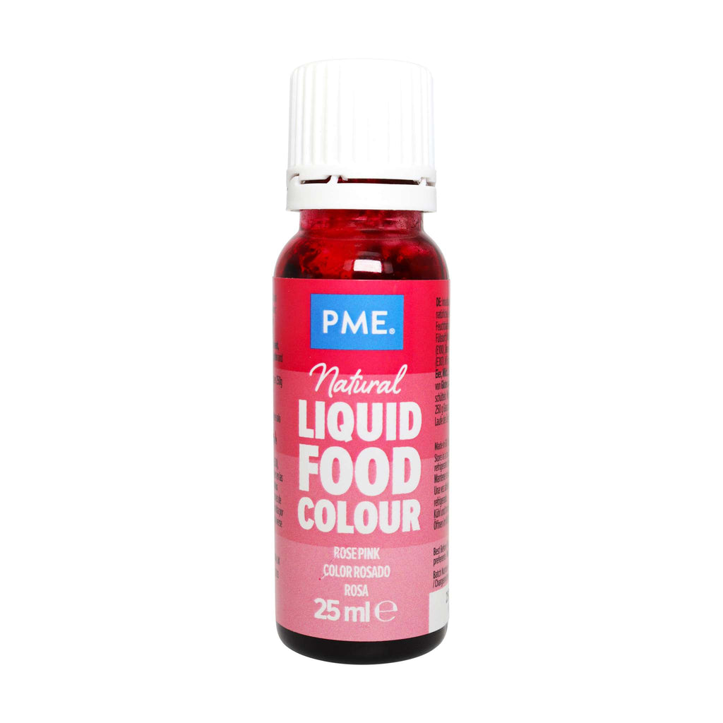 100% Natuurlijke Vloeibare Voedselkleurstof - Roos (25ml)