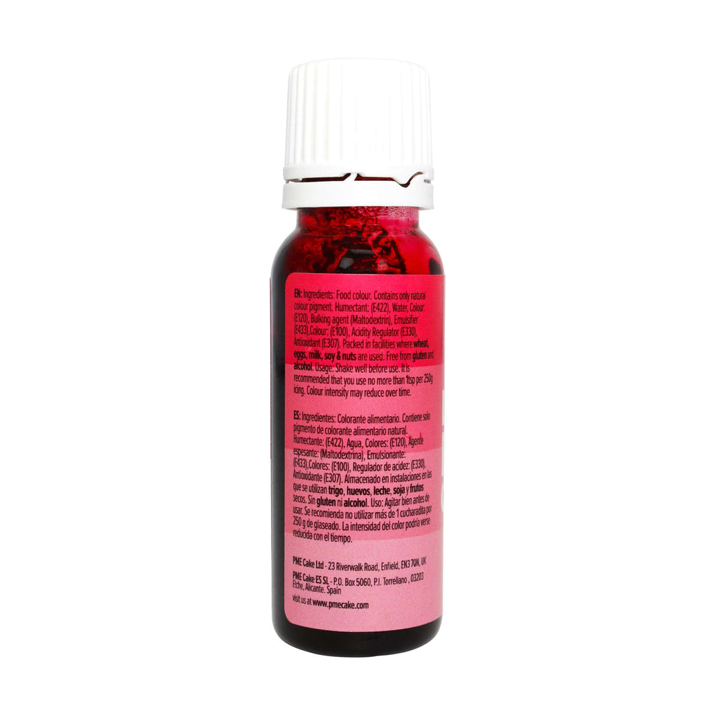 100% Natuurlijke Vloeibare Voedselkleurstof - Roos (25ml)