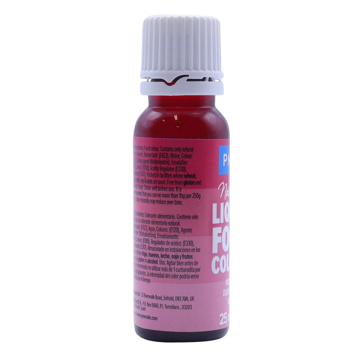 100% Natuurlijke Vloeibare Voedselkleurstof - Roos (25ml)