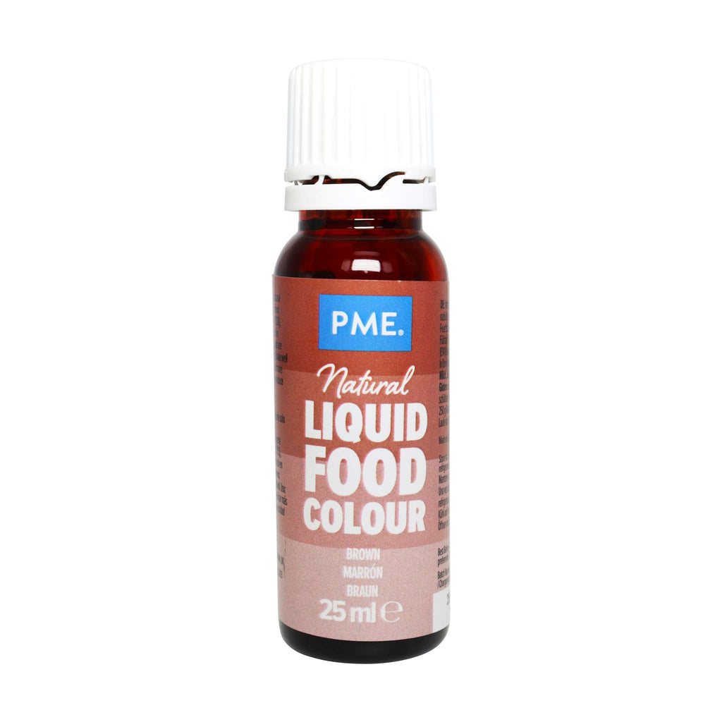 100% Naturel Colorant Alimentaire Liquides - Marron (25ml)