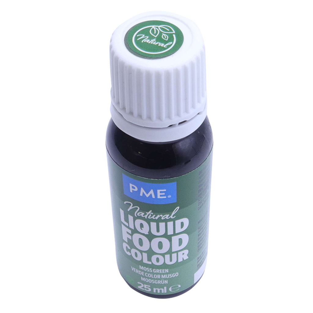 Colorante Alimentario Líquido 100% Natural - Verde musgo (25ml)