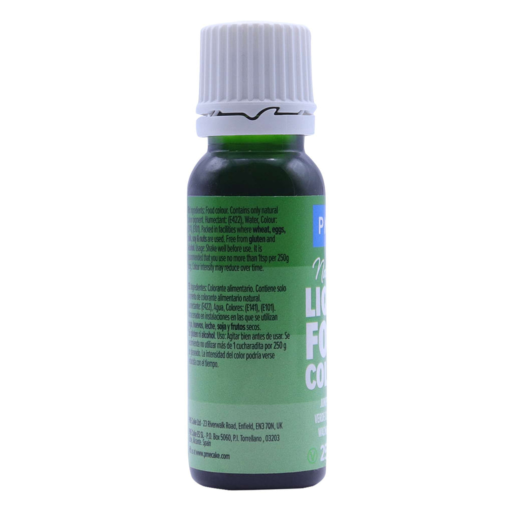 100% natürliches flüssiges Lebensmittelfarbstoff - Wacholdergrün (25ml)