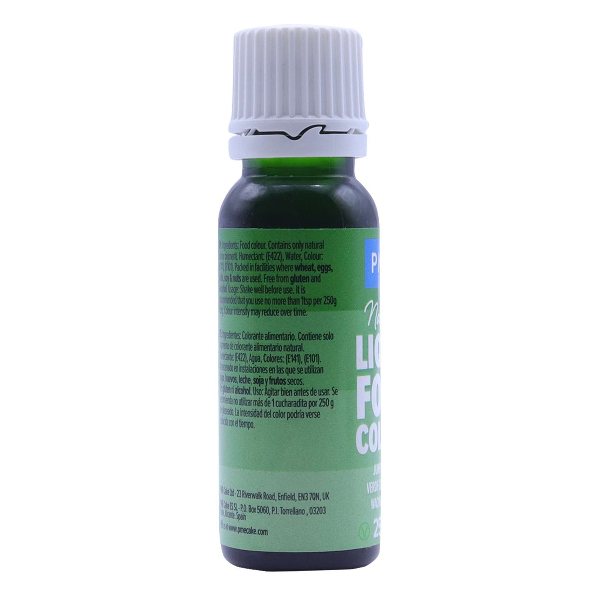 100% natürliches flüssiges Lebensmittelfarbstoff - Wacholdergrün (25ml)