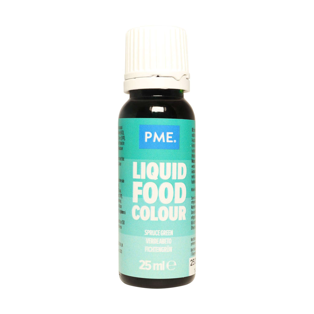Flüssiges Lebensmittelfarbstoff - Fichtengrün (25ml)