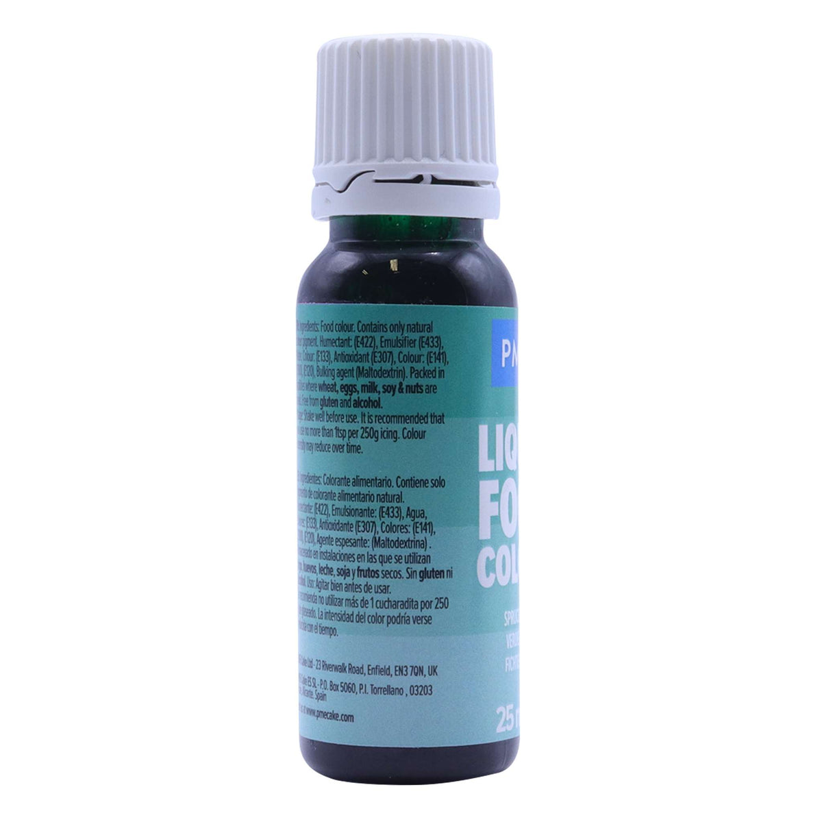 Flüssiges Lebensmittelfarbstoff - Fichtengrün (25ml)