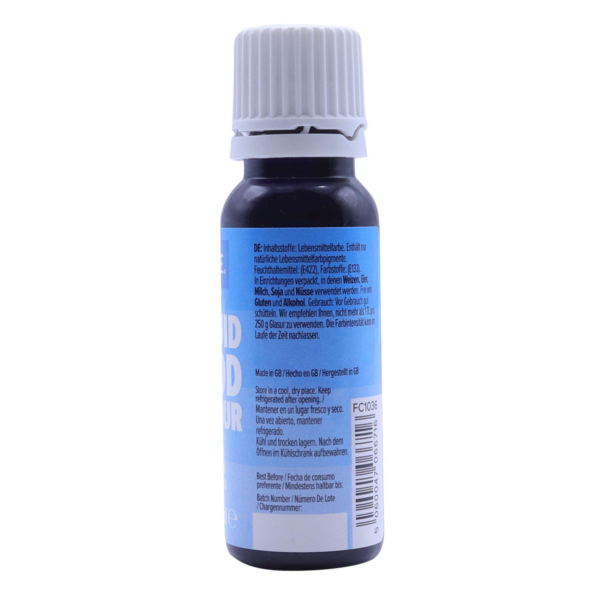 Vloeibare Voedselkleurstof - Hemelsblauw (25ml)