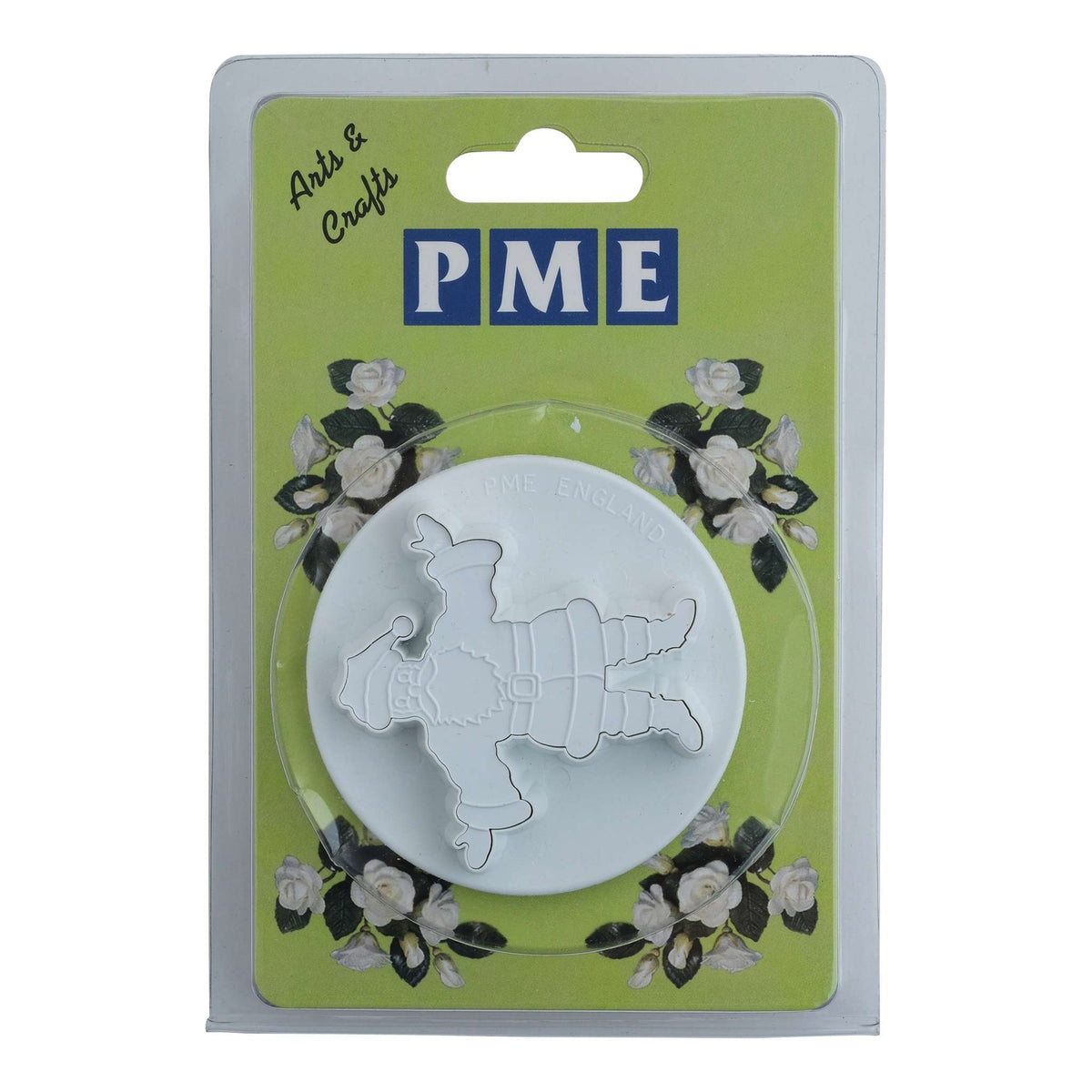 Medium Embossed Father Christmas Fondant Plunger Cutter