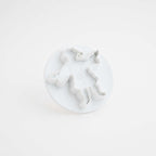 Medium Embossed Father Christmas Fondant Plunger Cutter