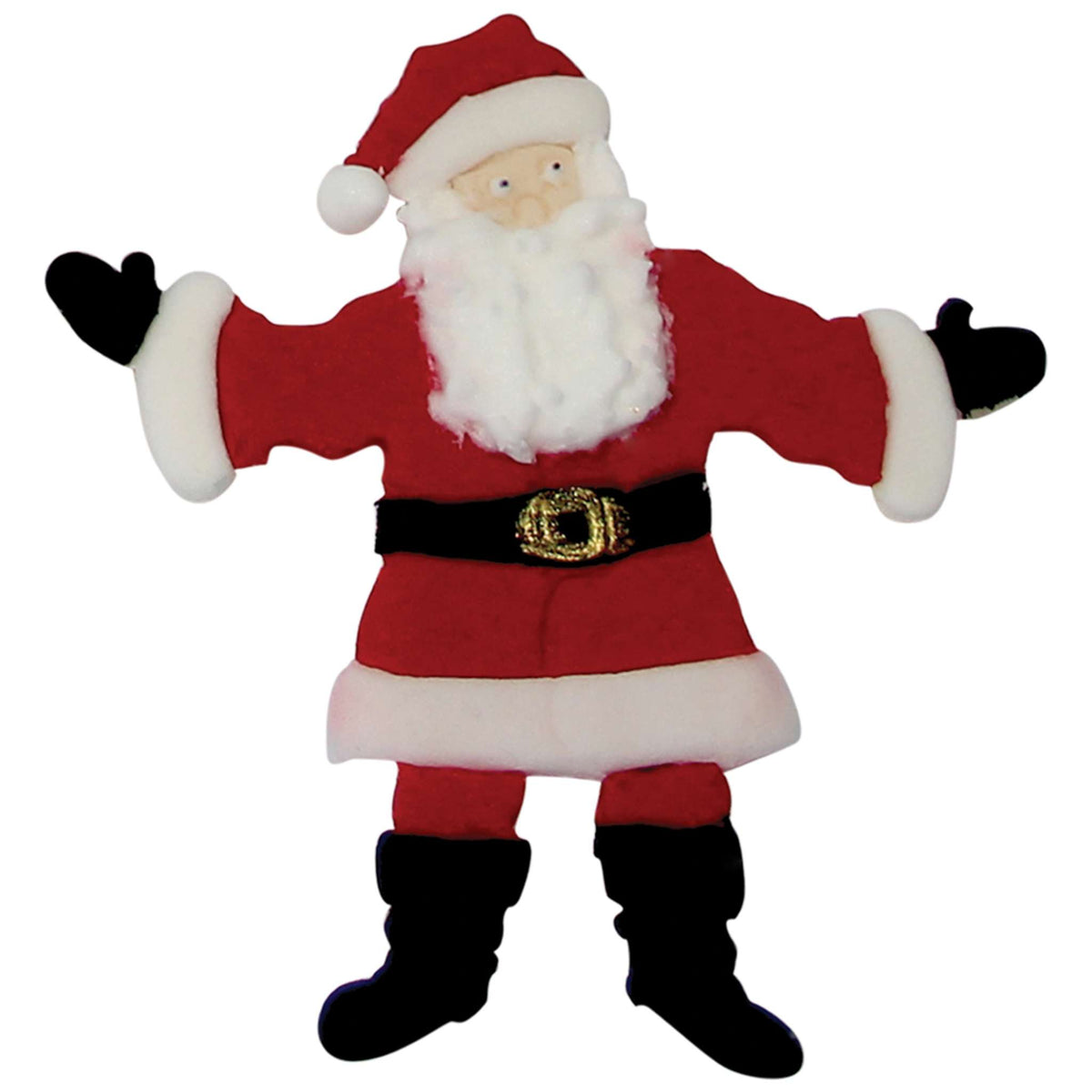Medium Embossed Father Christmas Fondant Plunger Cutter