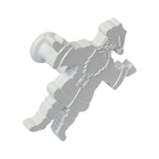 Medium Embossed Father Christmas Fondant Plunger Cutter