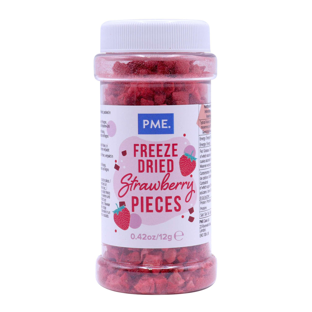 Freeze Dried Strawberry Pieces (10g / 0.35oz)