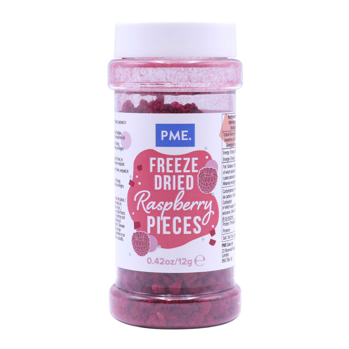 Freeze Dried Raspberry Pieces (12g / 0.42oz)