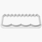 Broderie Ausstecher - Straight Frill (139 x 51mm / 5,5 x 2")